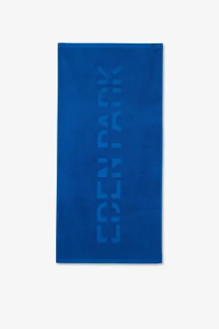 Serviette de sport bleue