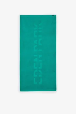 Serviette de sport verte