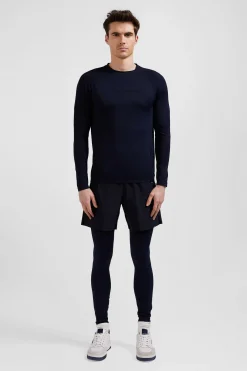 Short de sport bleu marine