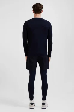 Short de sport bleu marine