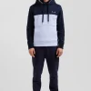 Sweatshirt à capuche en coton ciel coupe Regular