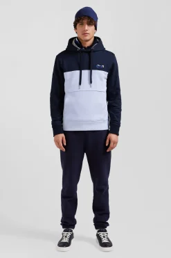 Sweatshirt à capuche en coton ciel coupe Regular