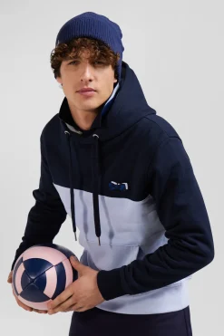 Sweatshirt à capuche en coton ciel coupe Regular