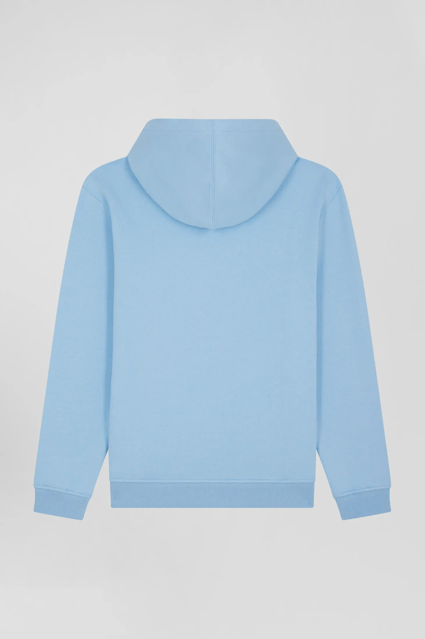 Sweatshirt à capuche en coton mélangé ciel brodé coupe Oversized