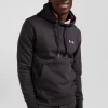 Sweatshirt à capuche en molleton marron broderie Eden Park coupe Regular