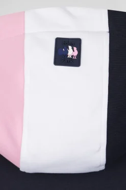 Sweatshirt à capuche zippé XV de France en coton mélangé et parmenture bleu marine coupe Regular