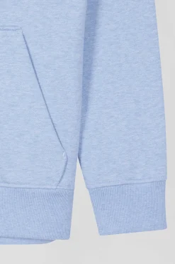 Sweatshirt en coton ciel coupe Oversize