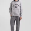 Sweatshirt en coton gris coupe Oversize