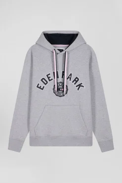 Sweatshirt en coton gris coupe Oversize