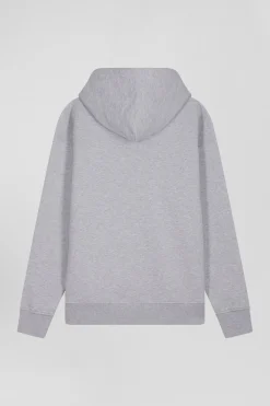 Sweatshirt en coton gris coupe Oversize