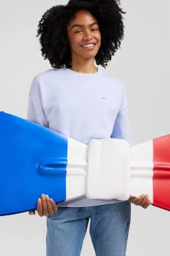 Sweatshirt en molleton coton gratté ciel coupe Relaxed