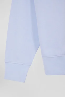 Sweatshirt en molleton coton gratté ciel coupe Relaxed