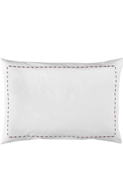 2 taies d'oreiller rectangulaires blanc,marine et rose - Décrochons la lune