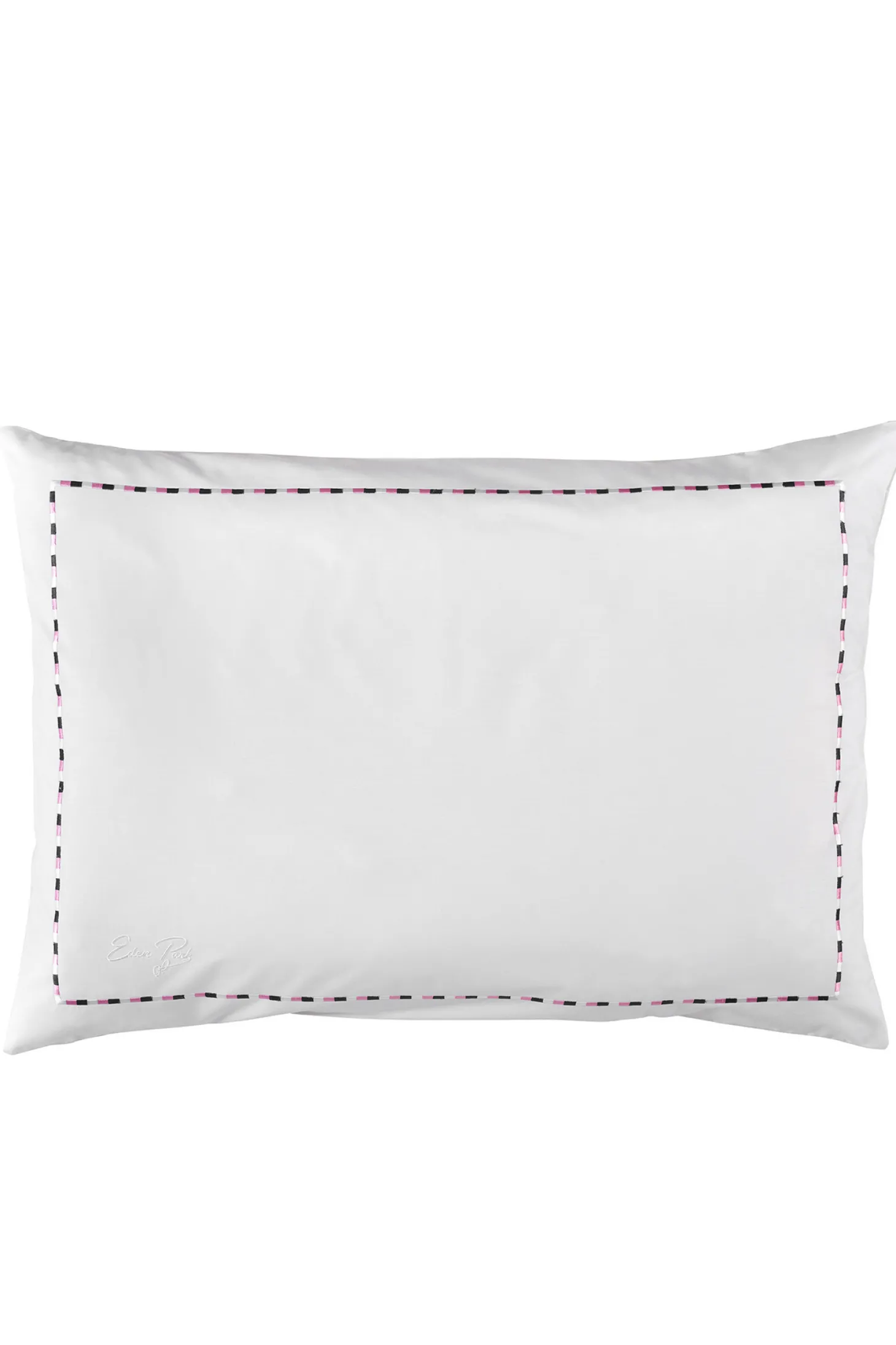 2 taies d'oreiller rectangulaires blanc,marine et rose - Décrochons la lune