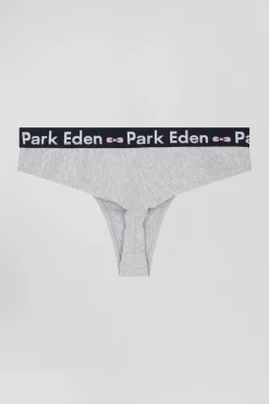 Tanga en jersey de coton stretch gris