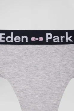 Tanga en jersey de coton stretch gris