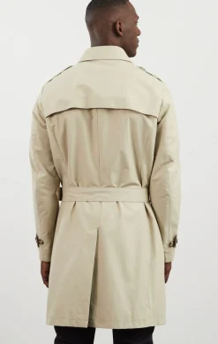 Trench coat déperlant beige