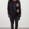 Trench coat déperlant bleu marine