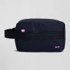 Trousse de toilette bleu marine jacquard Eden Park