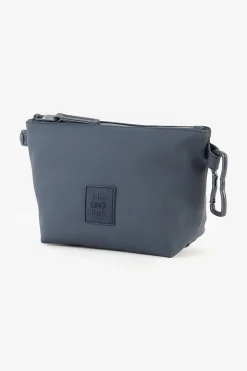 Trousse en gomme ovale bleu foncé