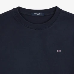 T-shirt bleu marine à broderie nœud dos