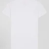 T-shirt en coton stretch blanc
