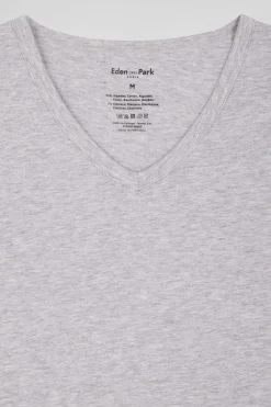 T-shirt en coton stretch gris