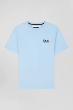 T-shirt manches courtes ciel emblème tissu cravate coupe Regular