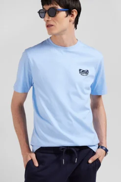 T-shirt manches courtes ciel emblème tissu cravate coupe Regular