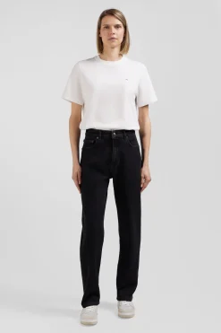 T-shirt manches courtes en coton écru coupe Modern