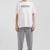 T-shirt manches courtes en coton écru Eden Park French Flair coupe Oversized