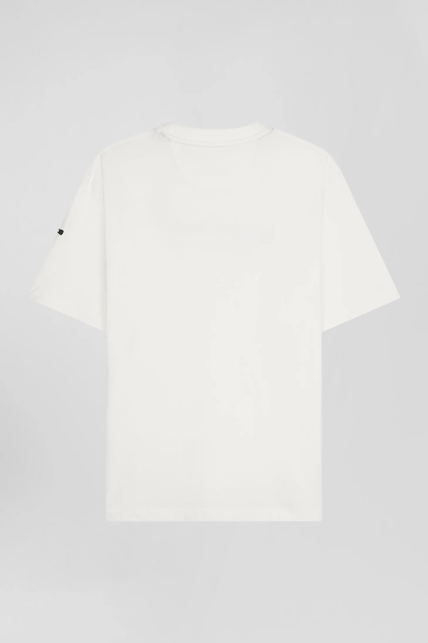T-shirt manches courtes en coton écru Eden Park French Flair coupe Oversized