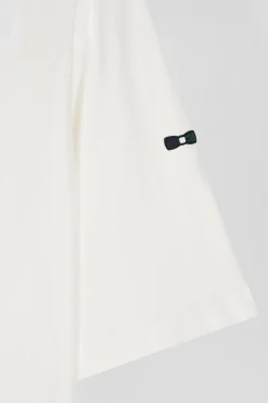 T-shirt manches courtes en coton écru Eden Park French Flair coupe Oversized
