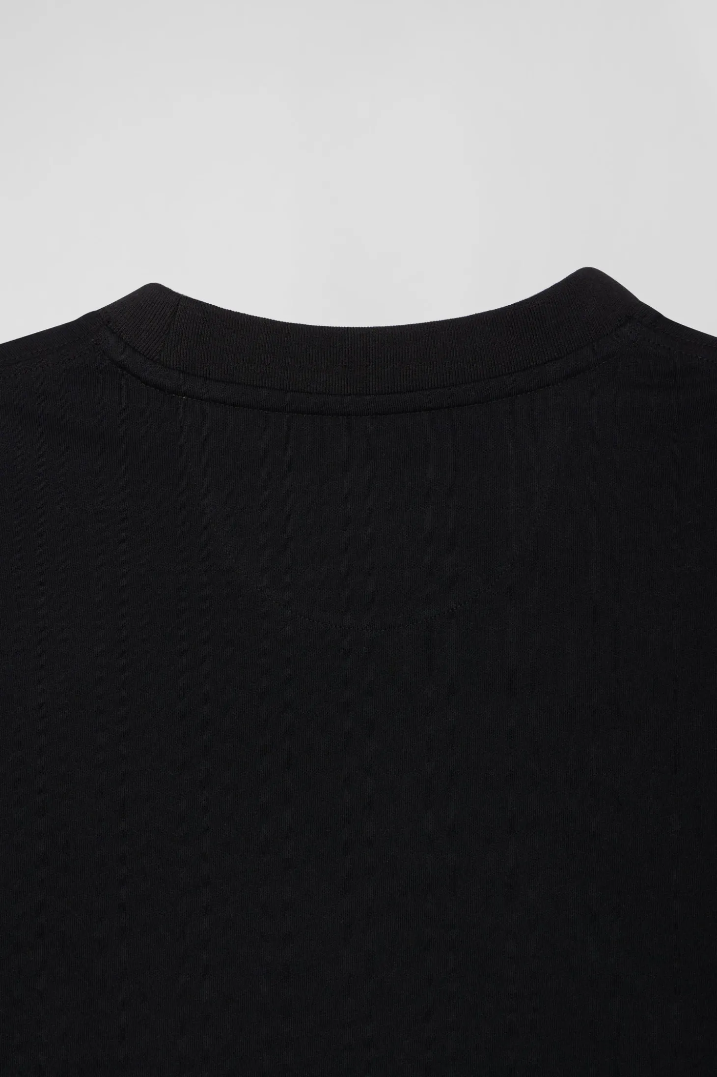 T-shirt manches courtes noir application Eden Park Rugby coupe Oversized